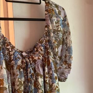 Floral Chiffon Dress